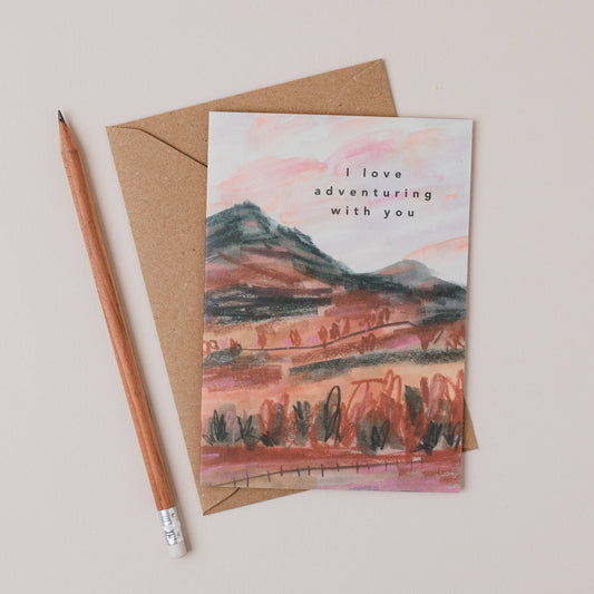 ADVENTURING WITH YOU MOUNTAIN CARD