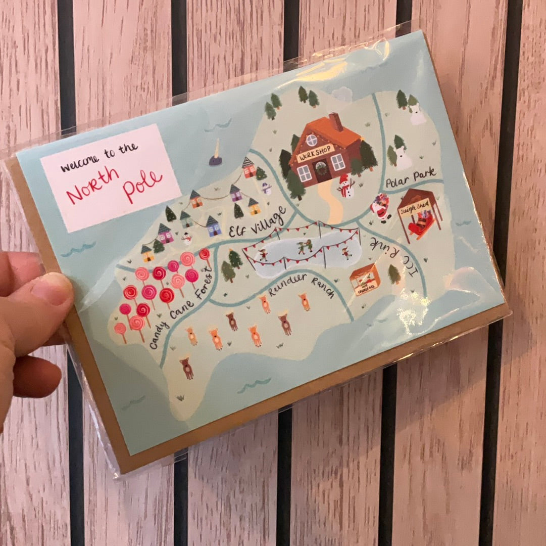 Welcome to the North Pole Christmas Card