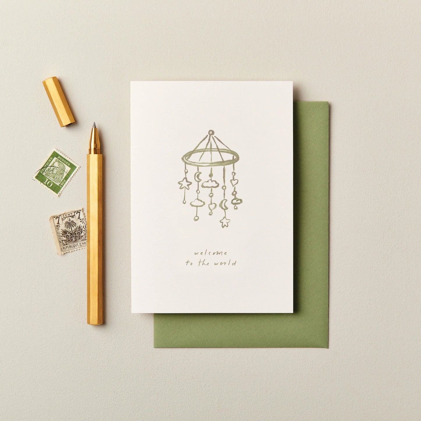 WELCOME TO THE WORLD CARD