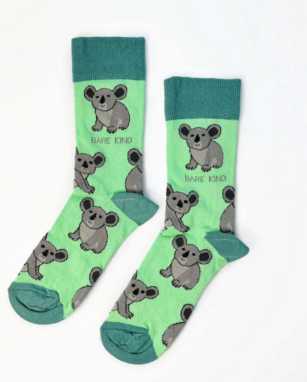 Save the Koalas Bamboo Socks, Adult size UK 4-7