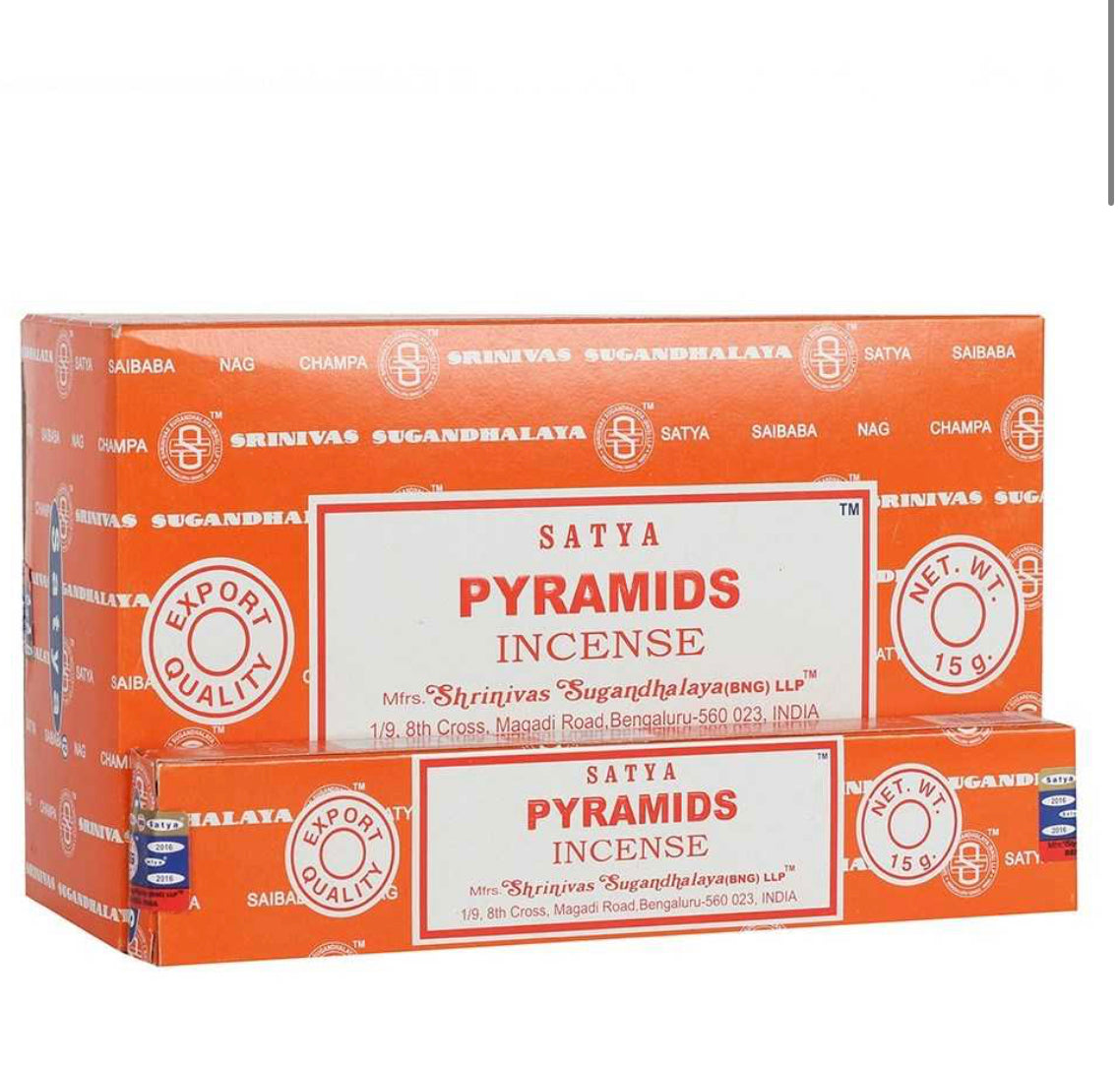 Satya Hand Rolled Incense, Pyramids