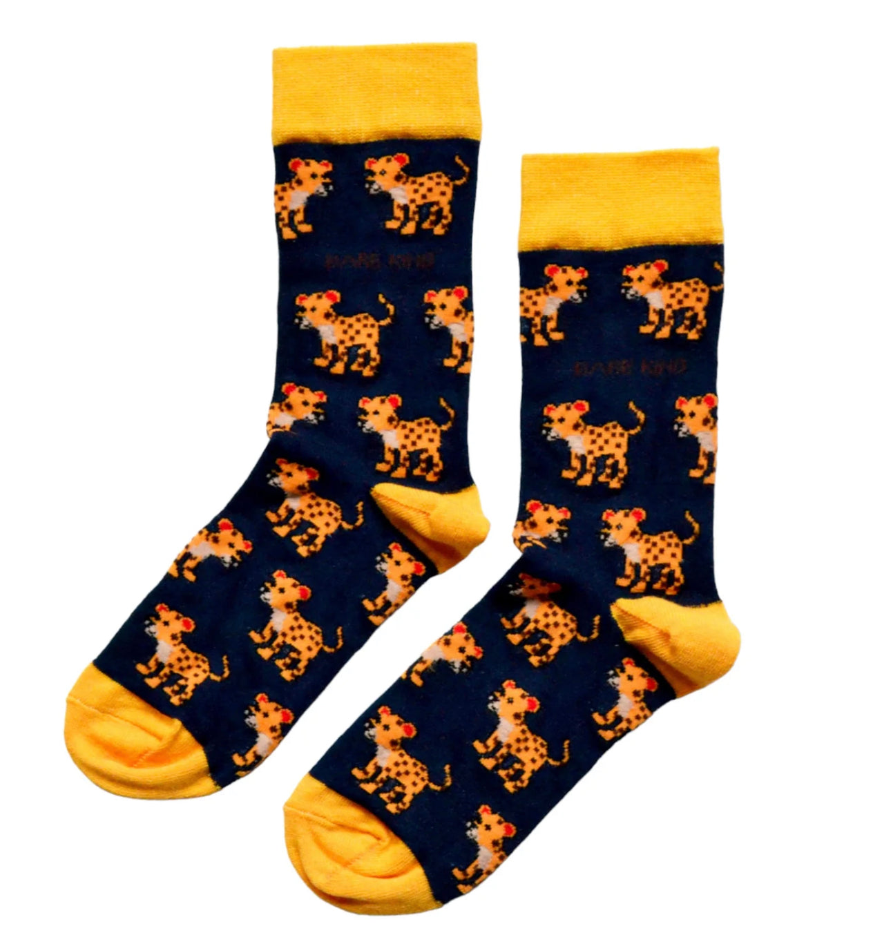 Save the Leopards Bamboo Socks, Adult size UK 7-11