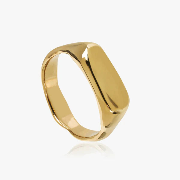 Amar Signet Ring Gold, size P