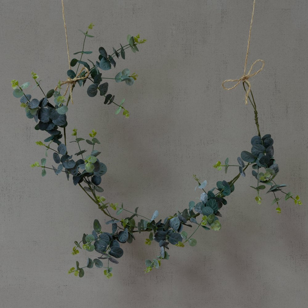 FROSTED FAUX EUCALYPTUS GARLAND