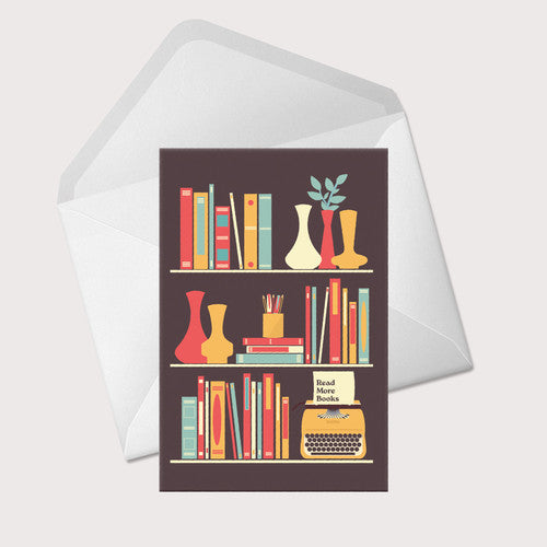 READ MORE BOOKS GREETING CARD