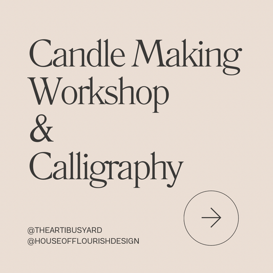 Candle Making & Calligraphy Workshop