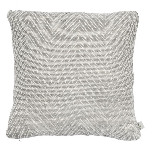 Herringbone Cushion, Grey