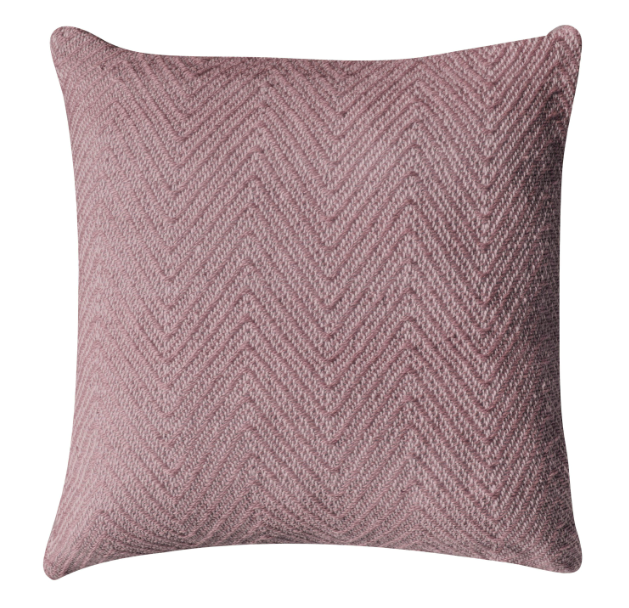 Herringbone Cushion, Blush