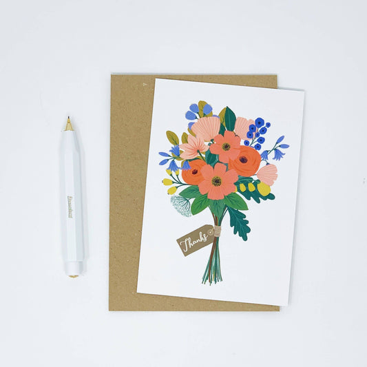 THANK YOU FLOWERS CARD