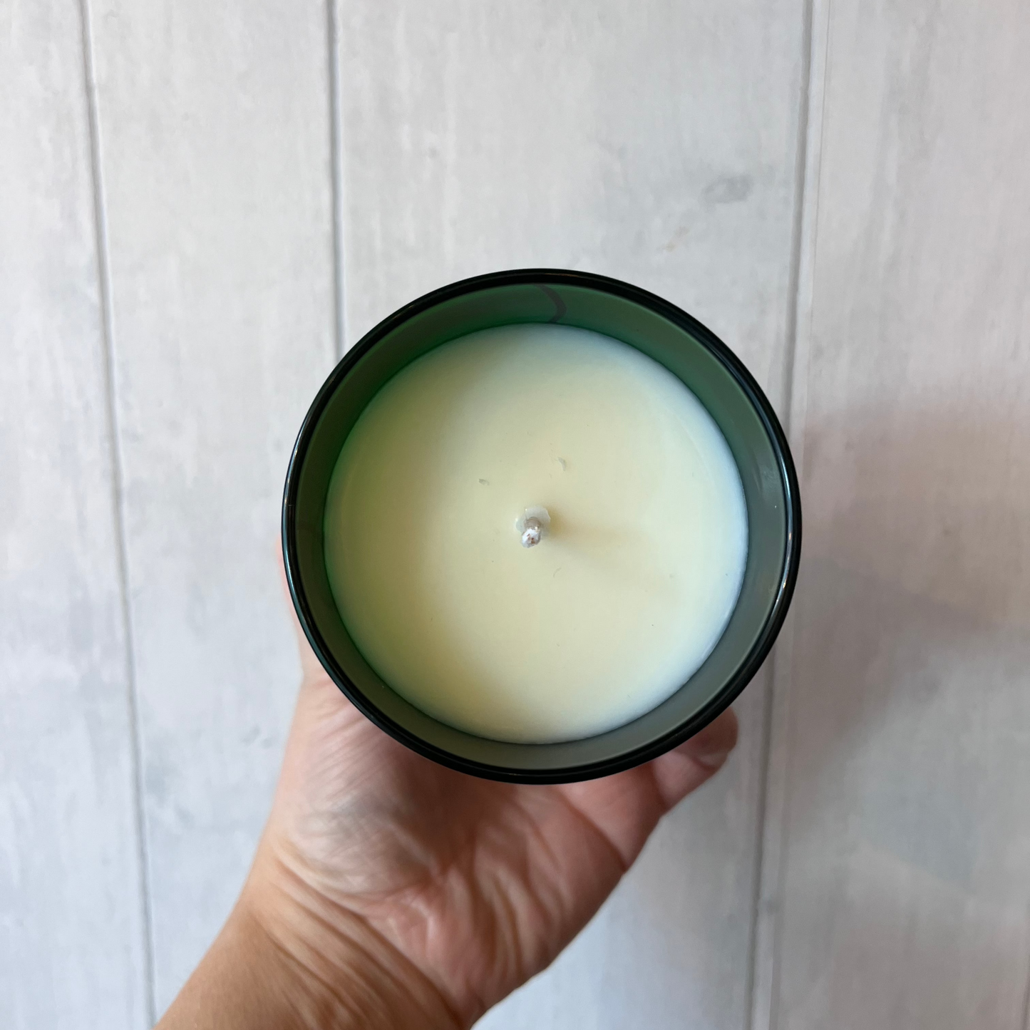Limited Edition 'Castle Gardens' Emerald Glass Soy Wax Candle