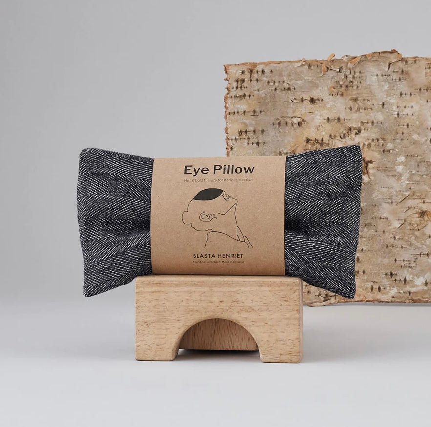 Linen Eye Pillow, Herringbone