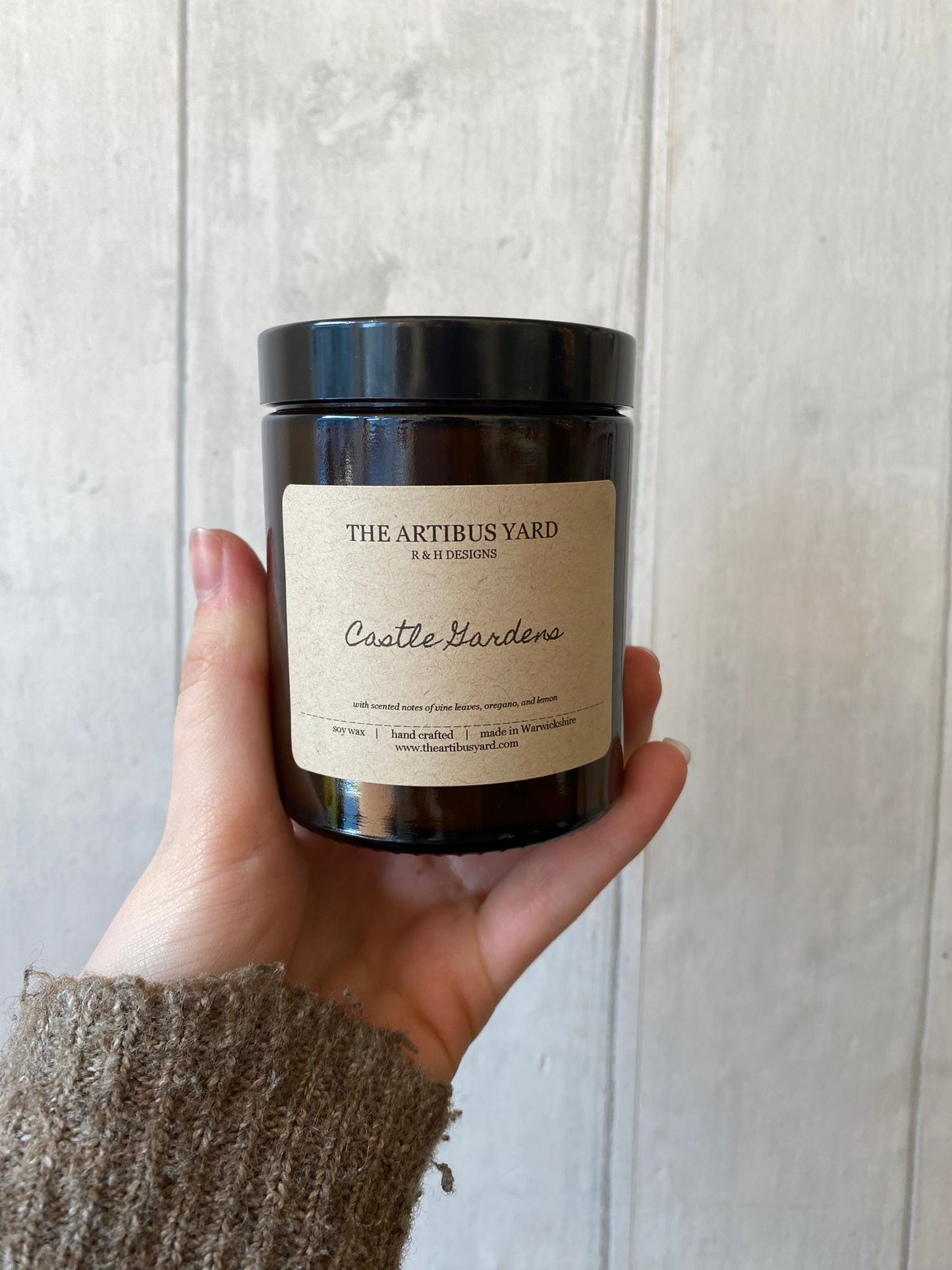 Castle Gardens, Jar Soy Wax Candle