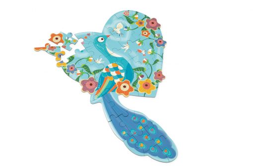 Contour Puzzle 40pcs – Peacock