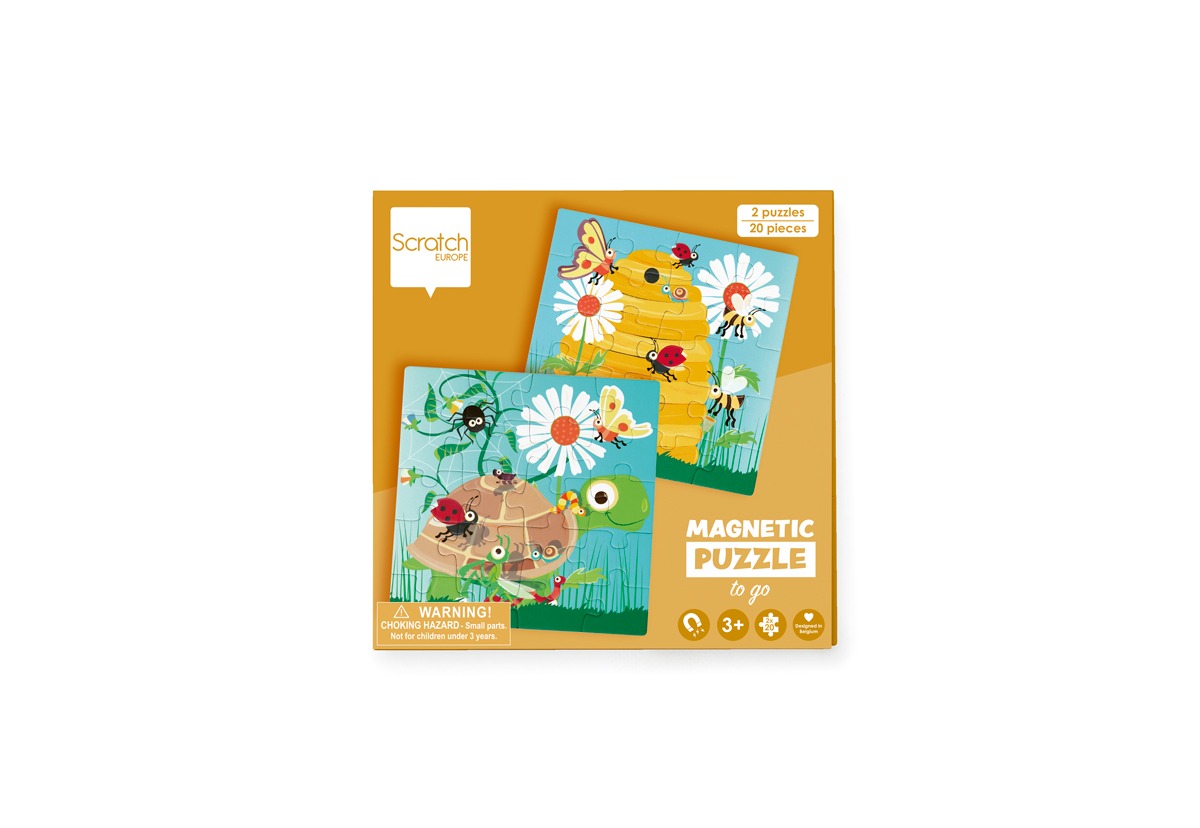 Scratch Magnetic Puzzle Book – Garden Party