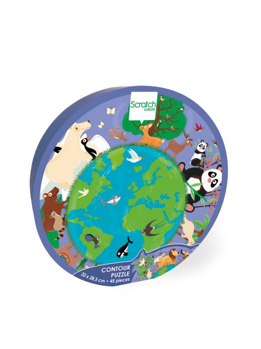 Contour Puzzle WORLD