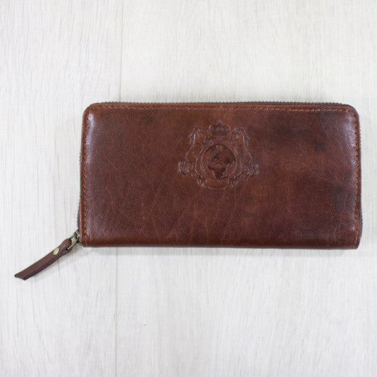 Leather Purse, Dark Brown