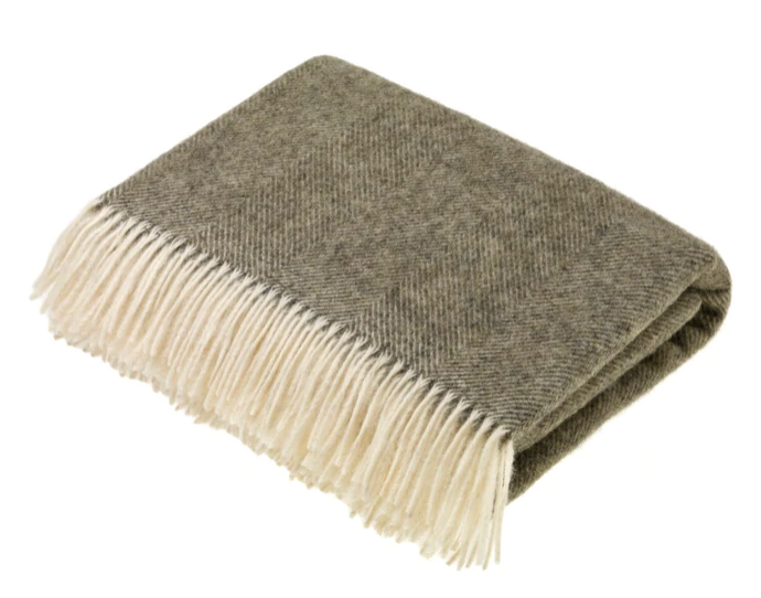 Wool Throw, Moss