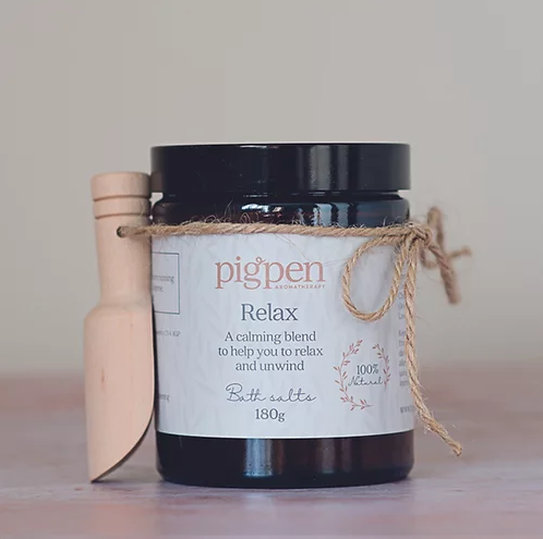 Pigpen Aromatherapy, Relax Bath Salts, 180g