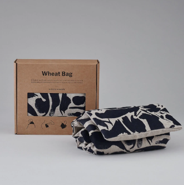 Linen Wheat Bag, Navy