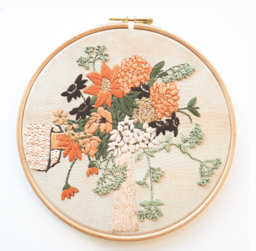 Boho Bouquet Embroidery Kit