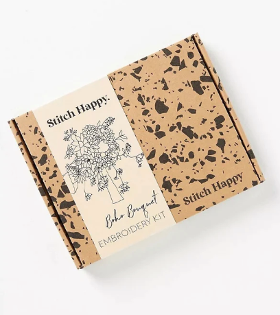 Boho Bouquet Embroidery Kit