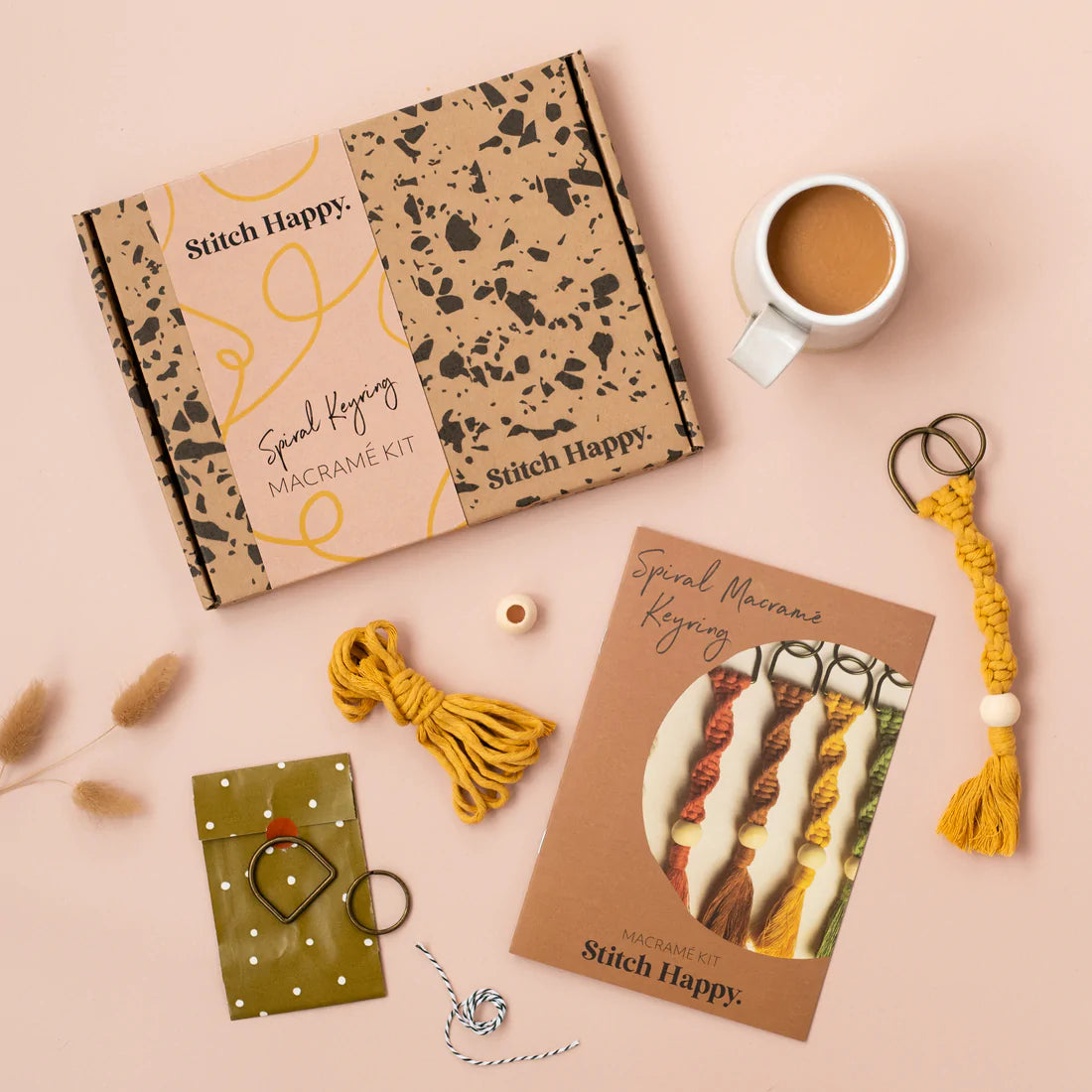 Make your own Macrame Keyring Kit