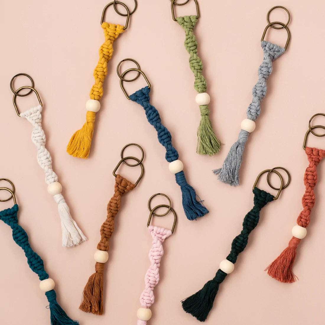 Make your own Macrame Keyring Kit