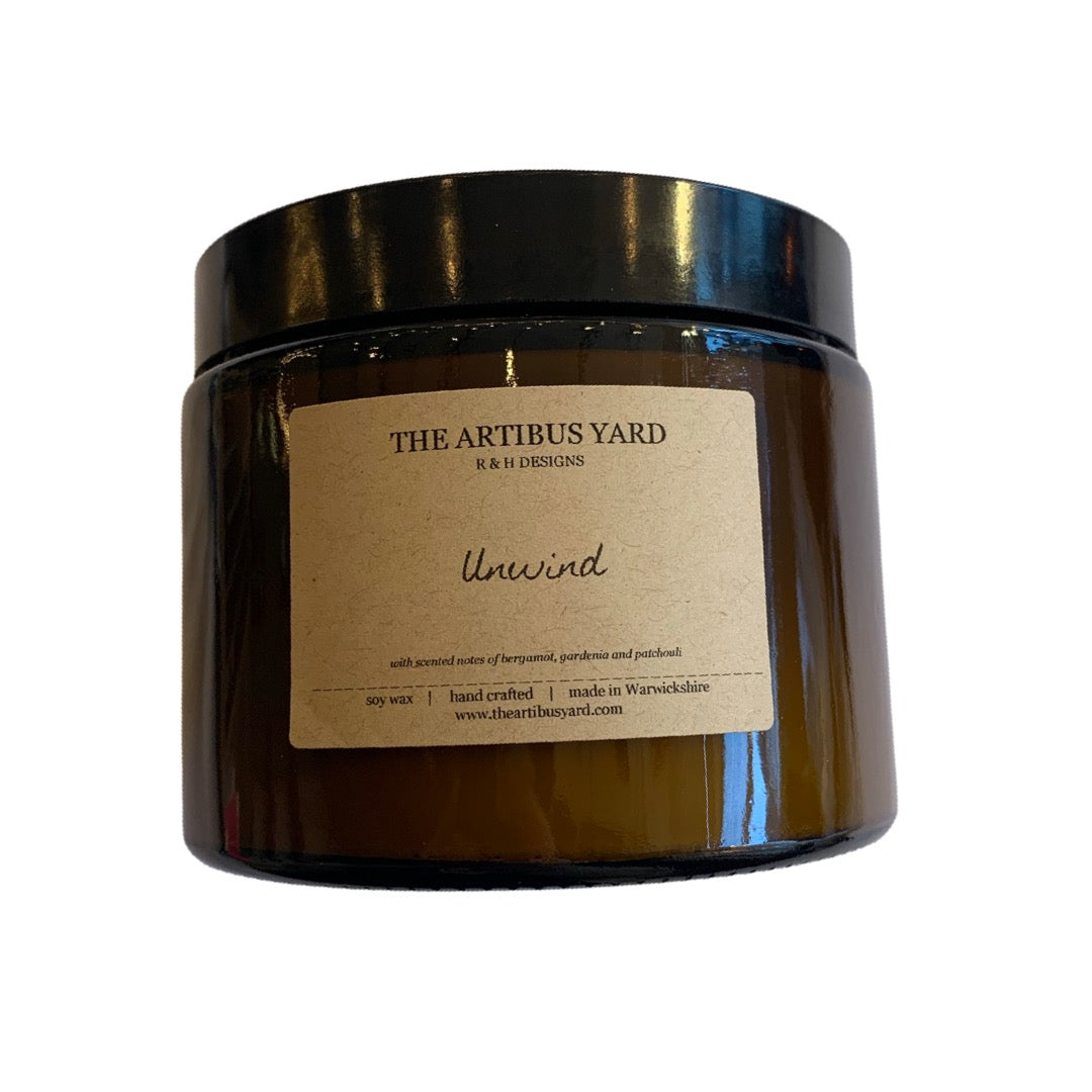 Unwind, Grand Soy Wax Candle