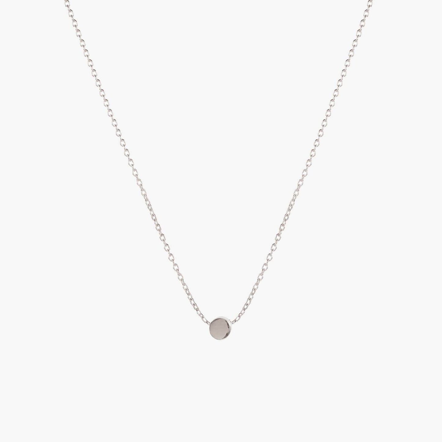 Dot Necklace, Silver