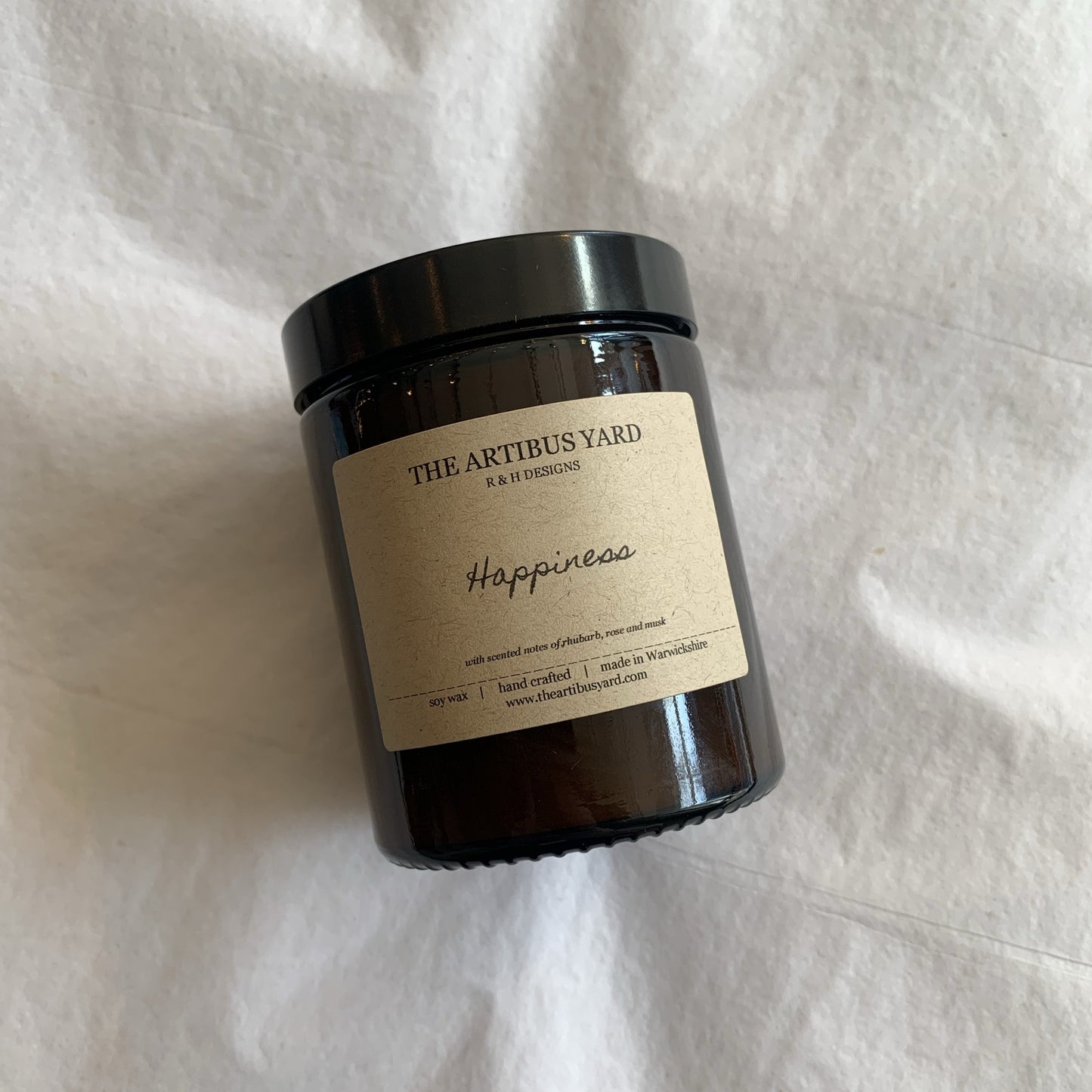 Happiness, Jar Soy Wax Candle