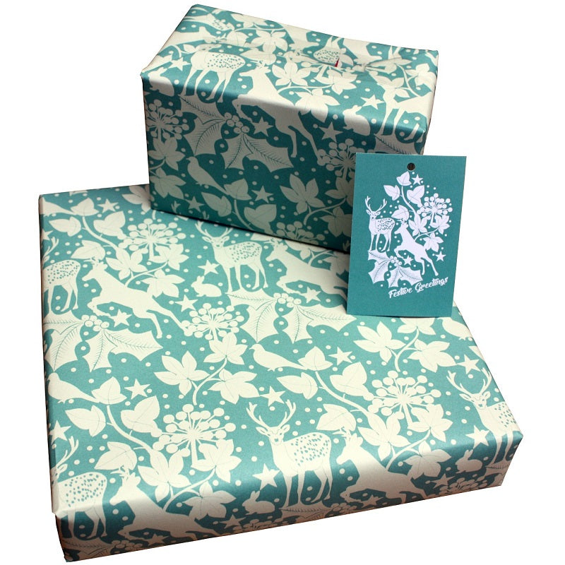 Christmas Wrapping Paper Sheet, Winter Wonderland