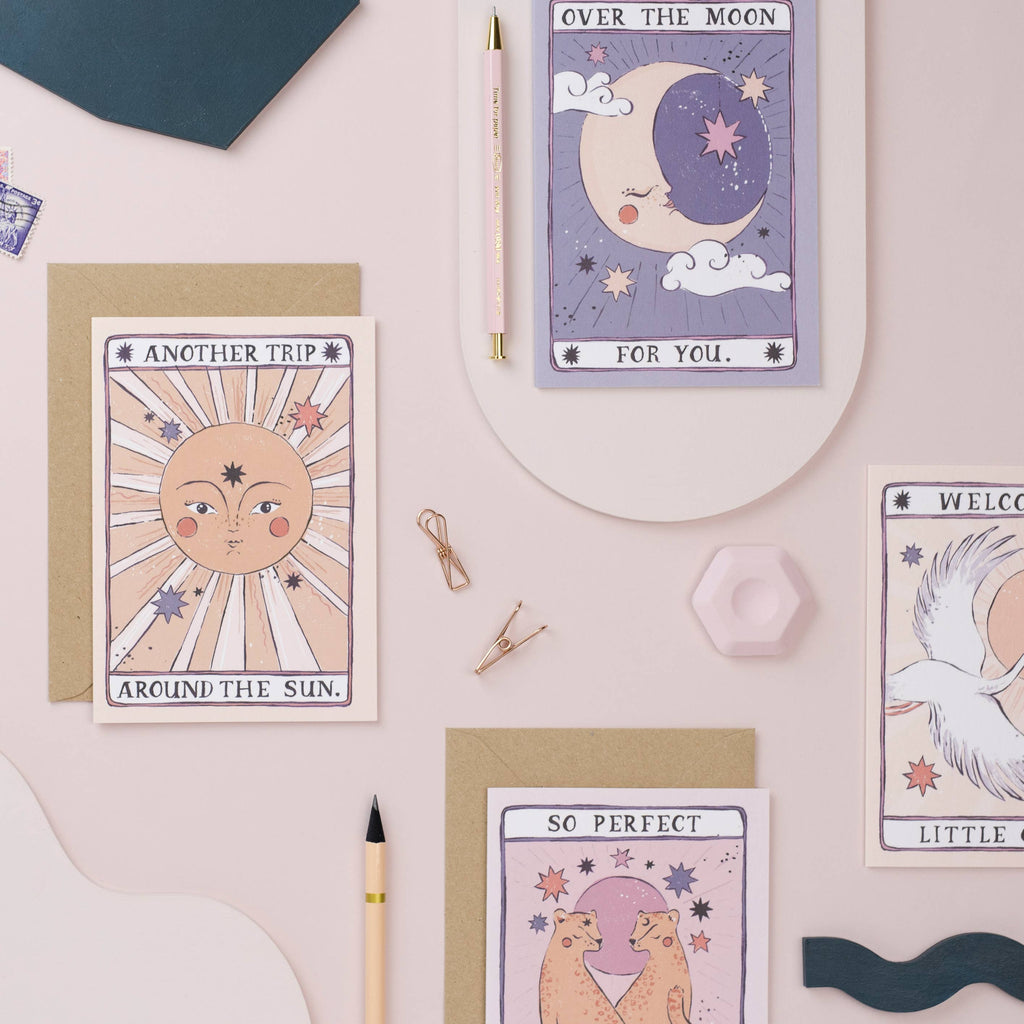 TAROT SUN BIRTHDAY CARD