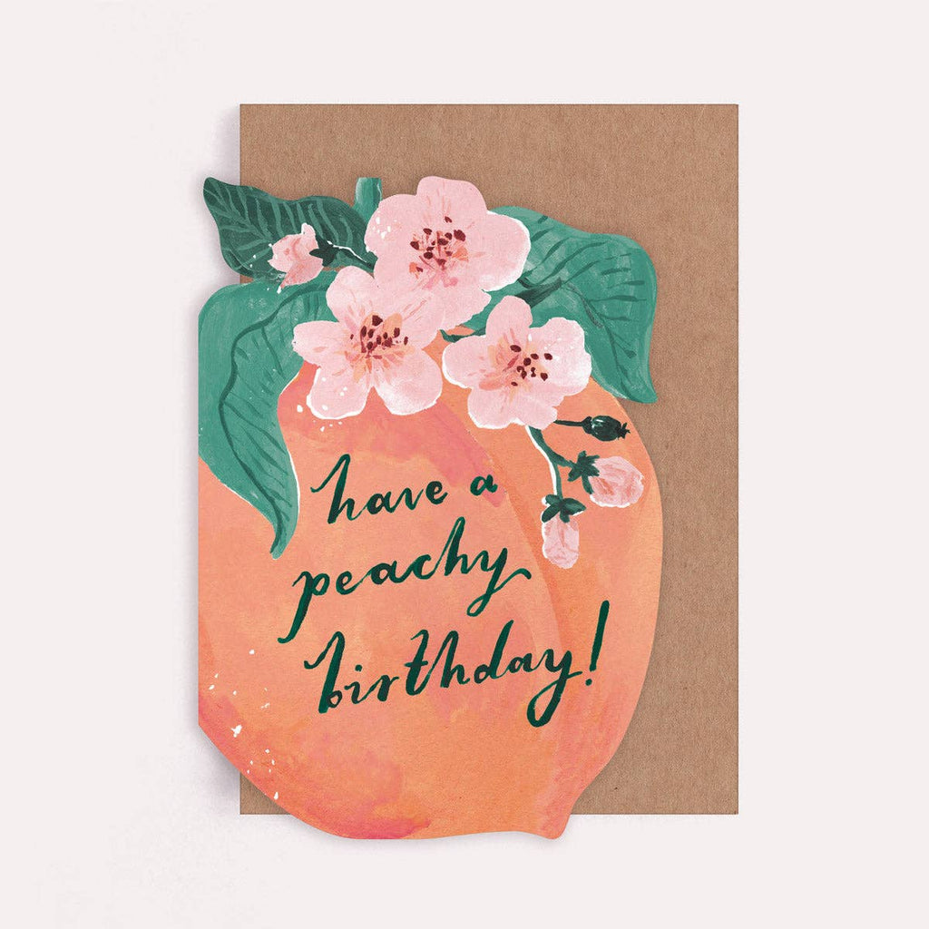 Peachy Birthday Card