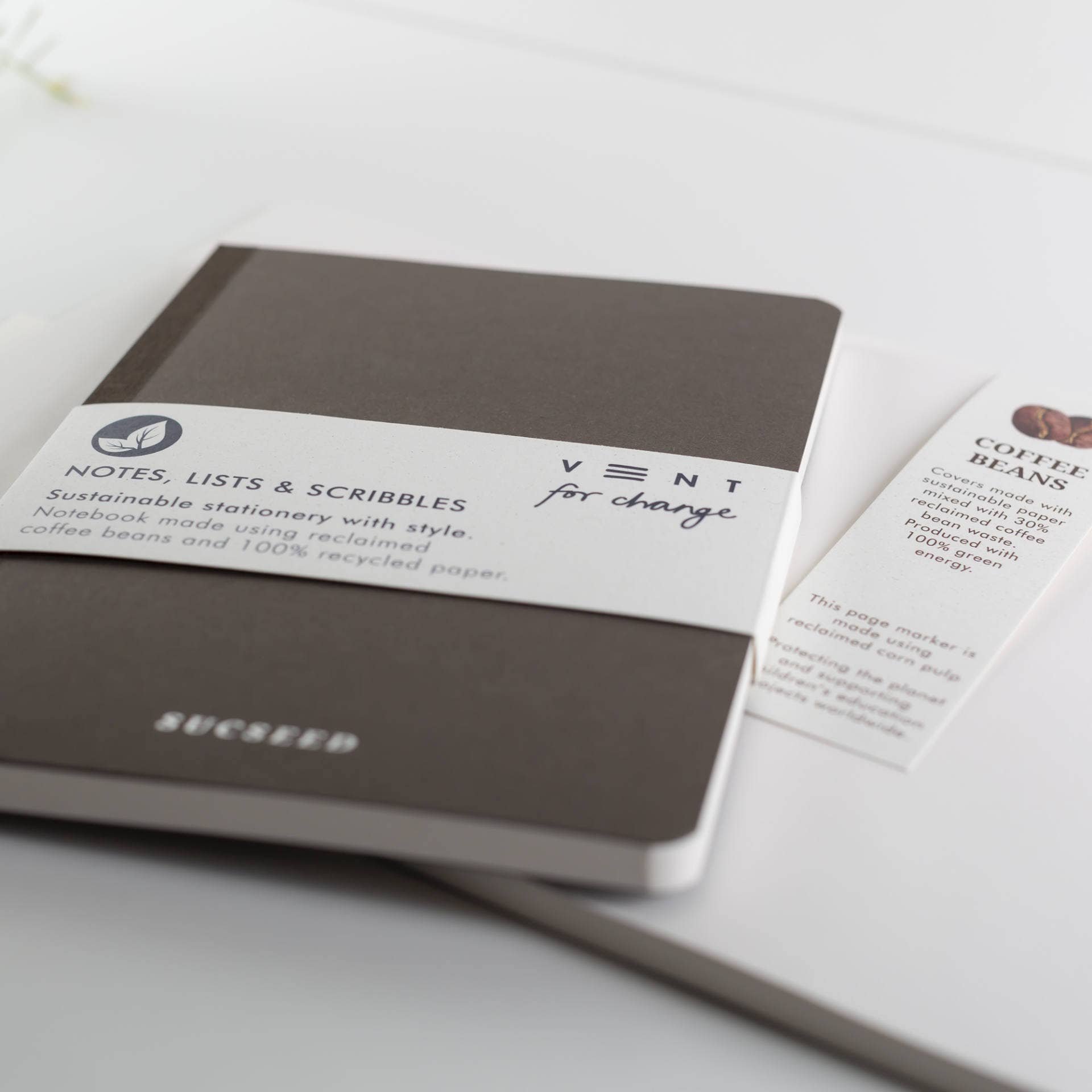 SUCSEED JOURNAL, RECLAIMED COFFEE BEANS
