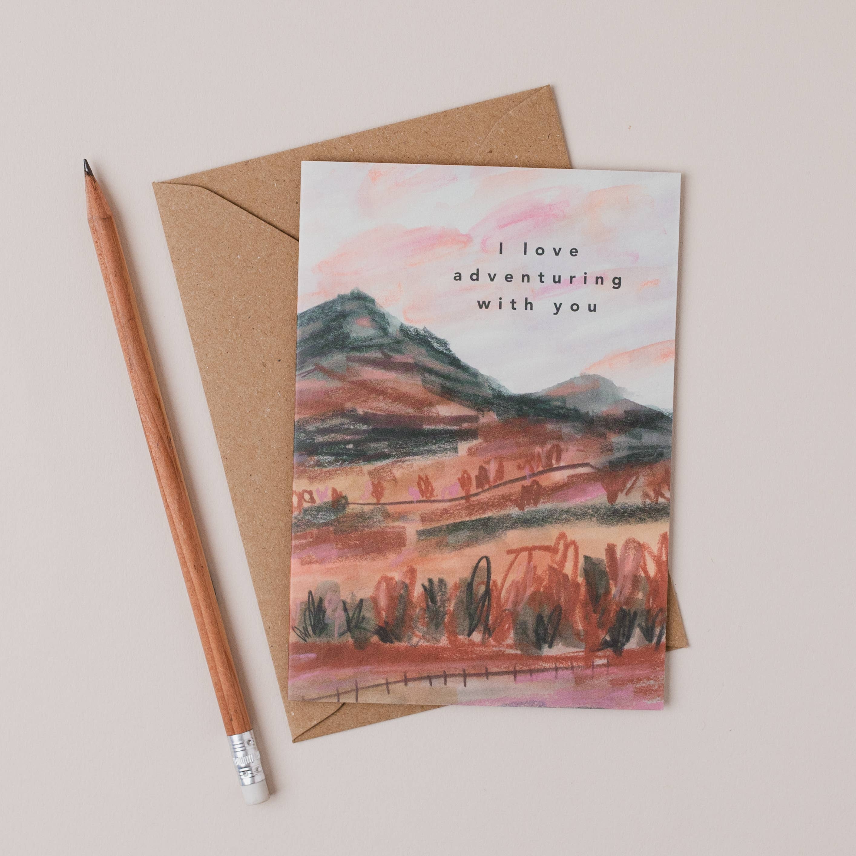 ADVENTURING WITH YOU MOUNTAIN CARD