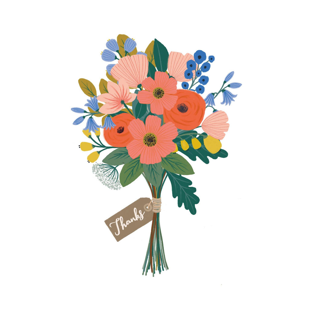 THANK YOU FLOWERS CARD