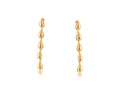 HORTENSE LONG DROP DANGLE EARRINGS, GOLD