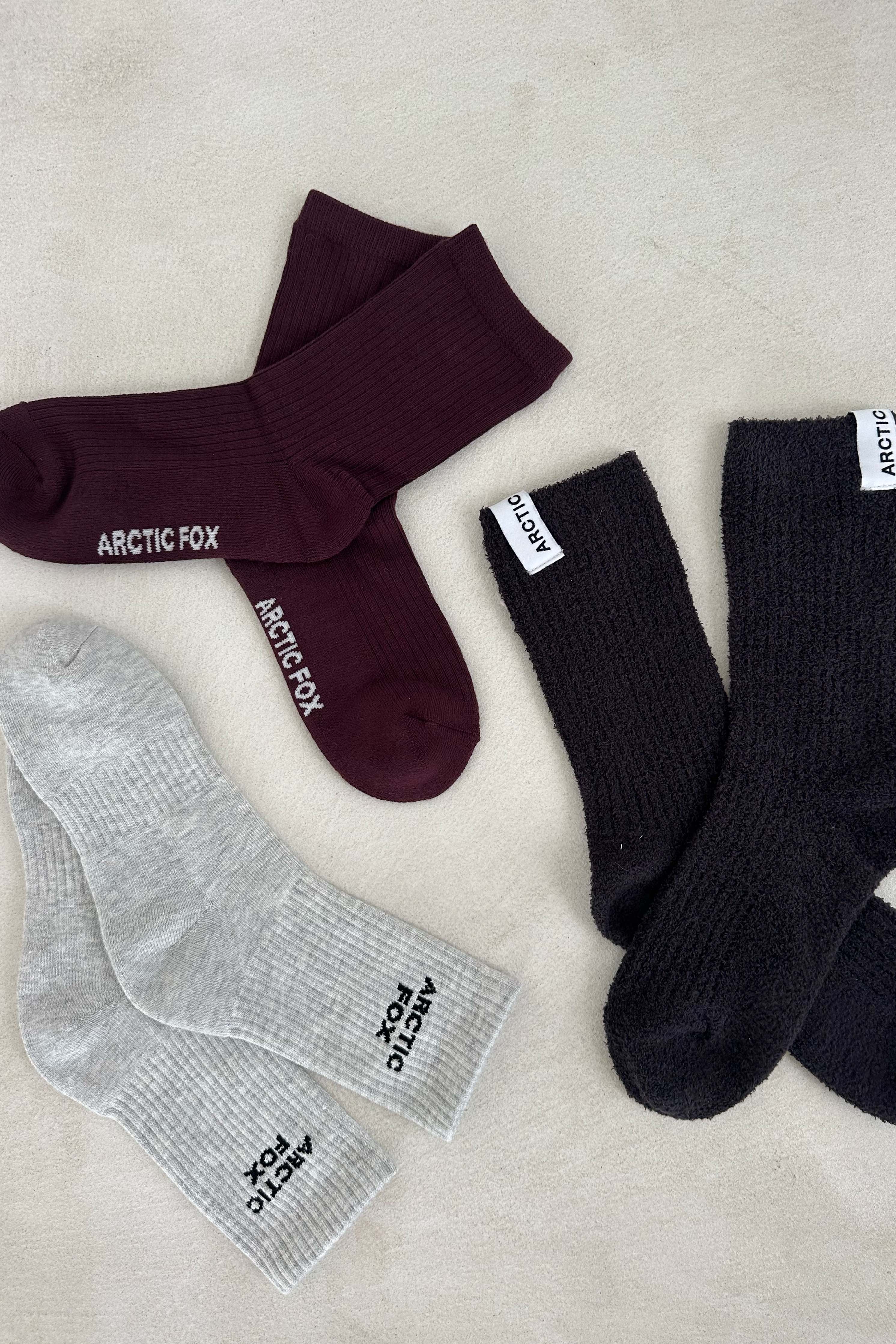 Sporty Socks | 100% Bamboo | Grey