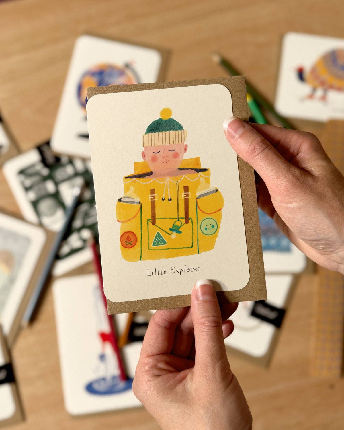 Little Explorer Greetings Card