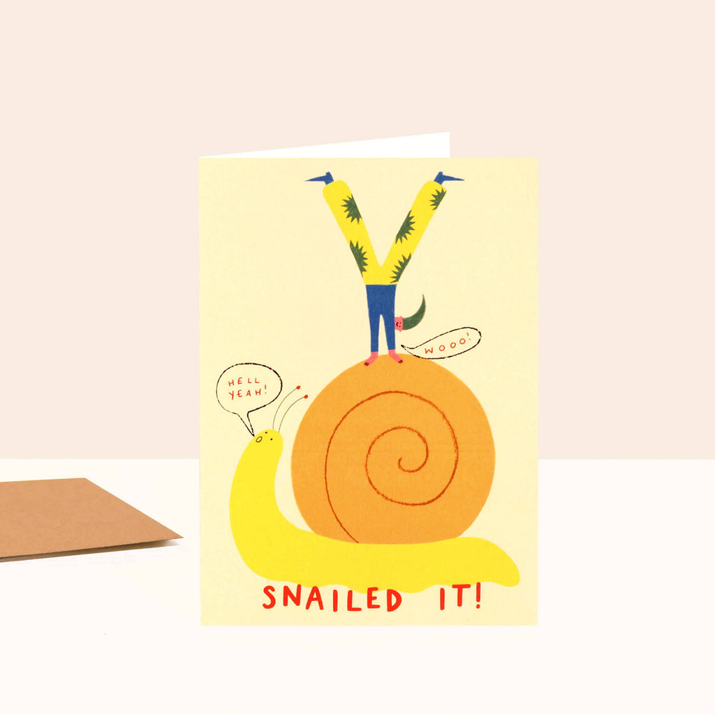 Snailed It Achievement Card