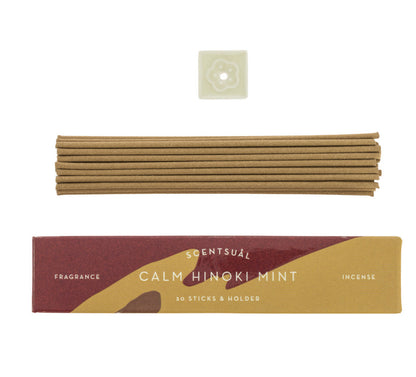 SCENTSUAL INCENSE, HINOKI MINT