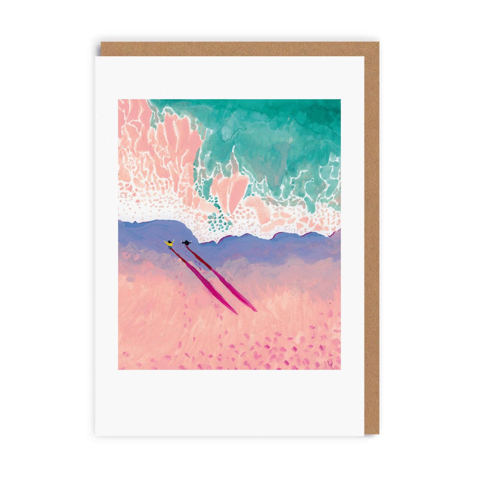 SEA TIDE COMING IN CARD