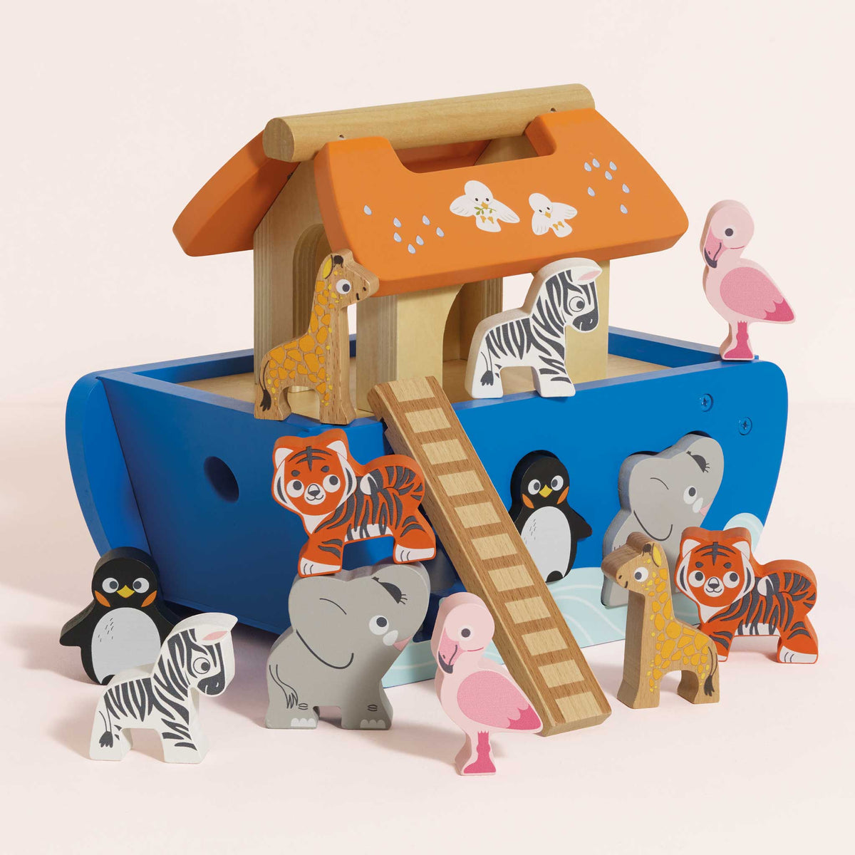 Wooden Ark & Animals Shape Sorter