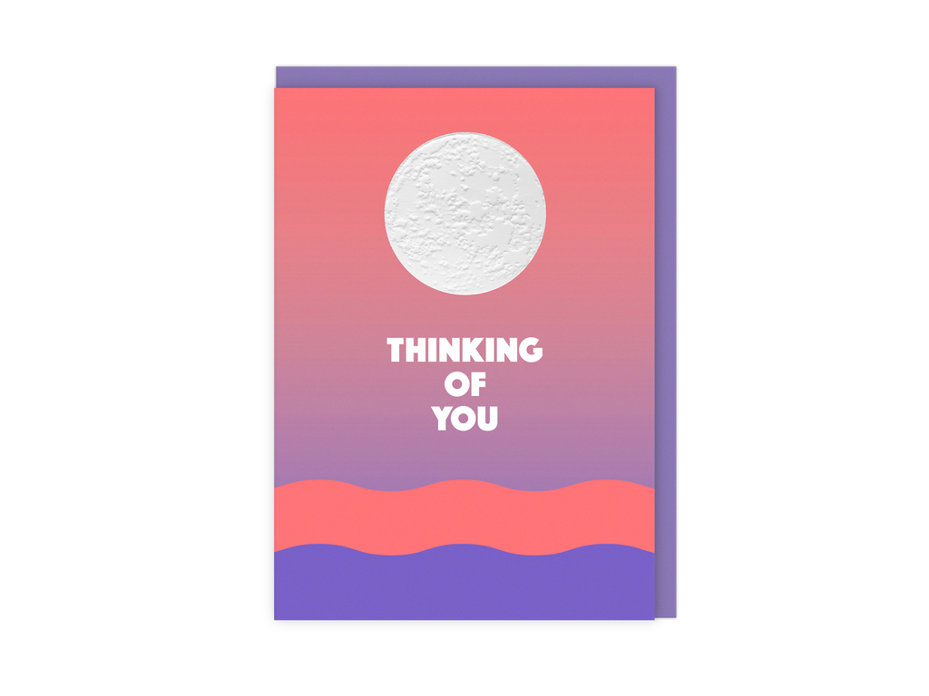 Thinking Of You | Bright Heartfelt Moon Support Sympathy