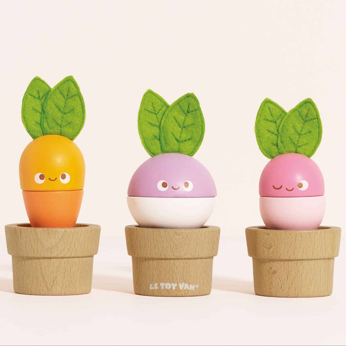 Wooden Stacking Wooden Veggies