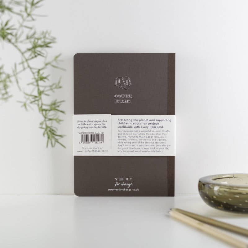 SUCSEED JOURNAL, RECLAIMED COFFEE BEANS