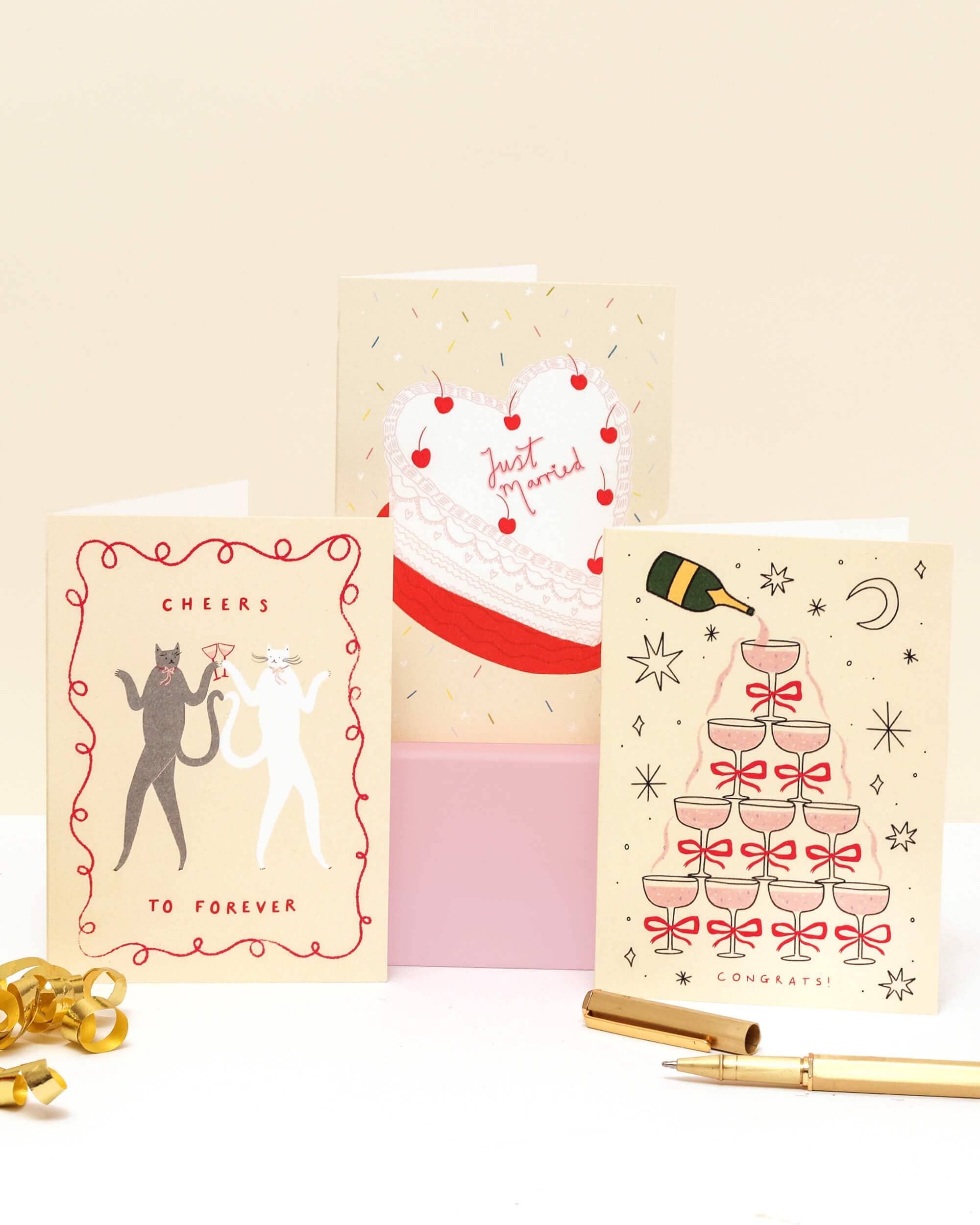Champagne Congratulations Card