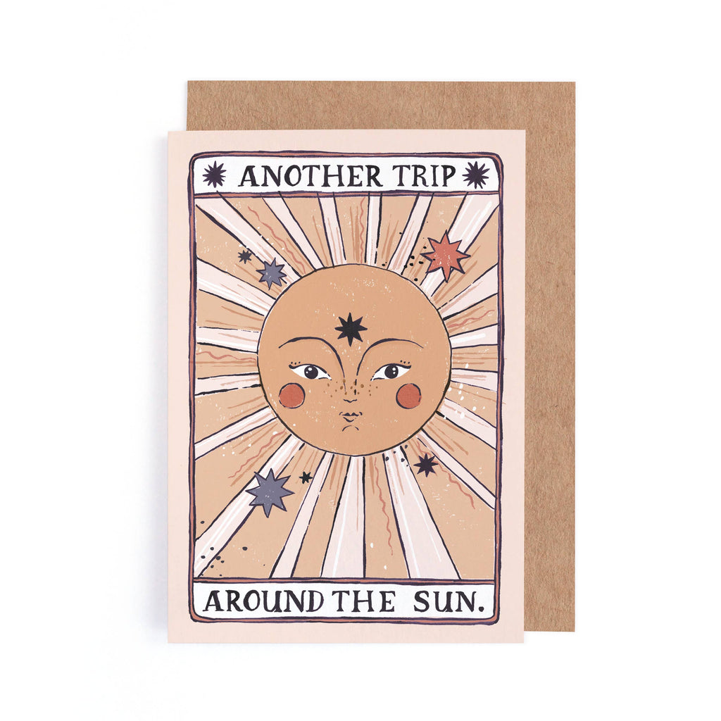 TAROT SUN BIRTHDAY CARD