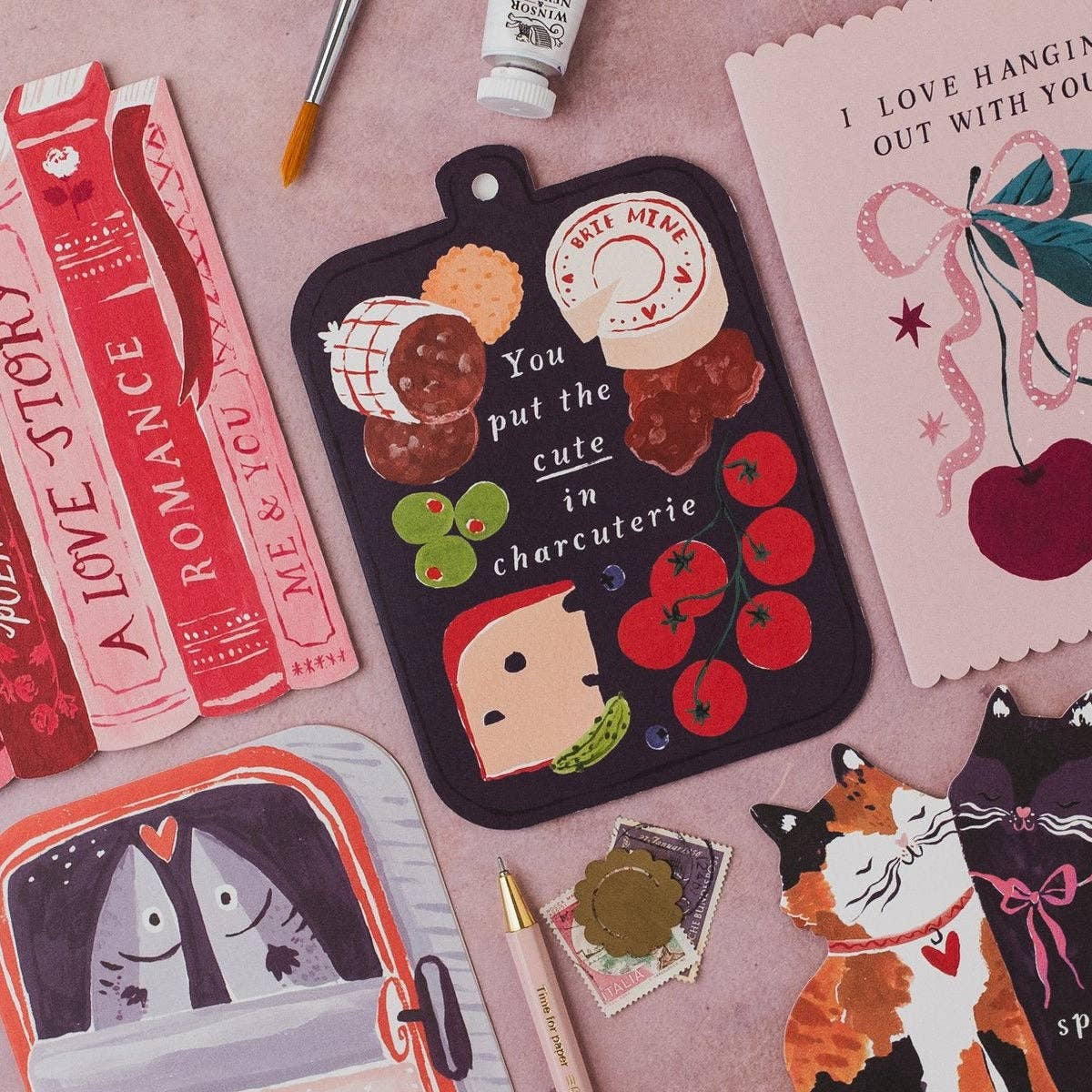 Cute in Charcuterie Board Card
