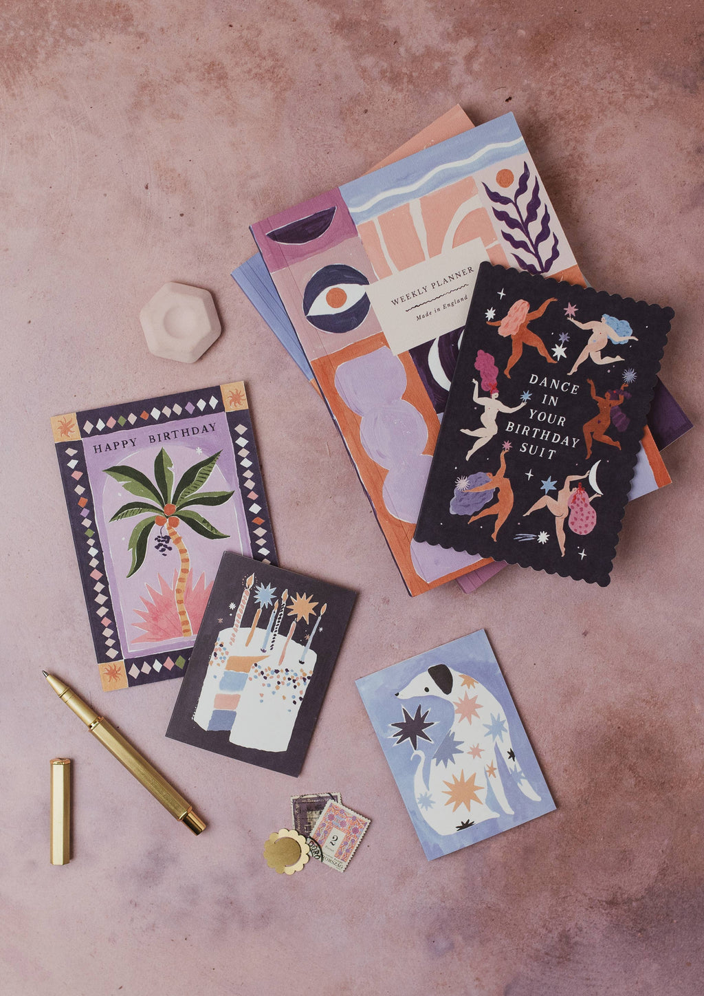 Starry Dog Mini Card | Mini Greeting Cards
